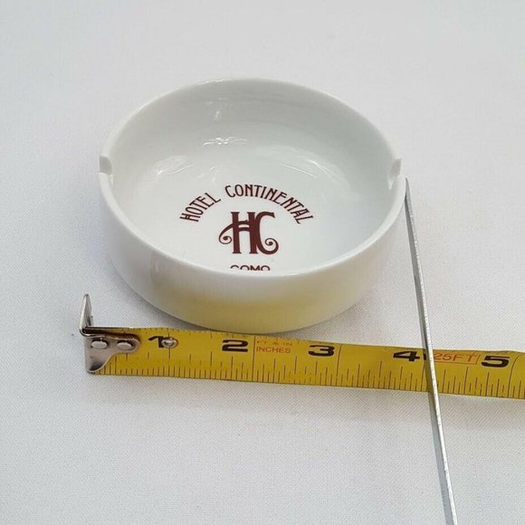 Vintage 1994 Richard Ginori Ashtray Hotel Continental Como Italy - Picture 6 of 7